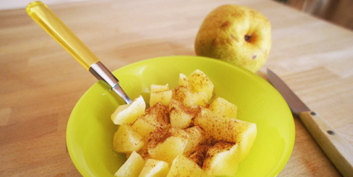 Pomme-Cannelle au micro-ondes !