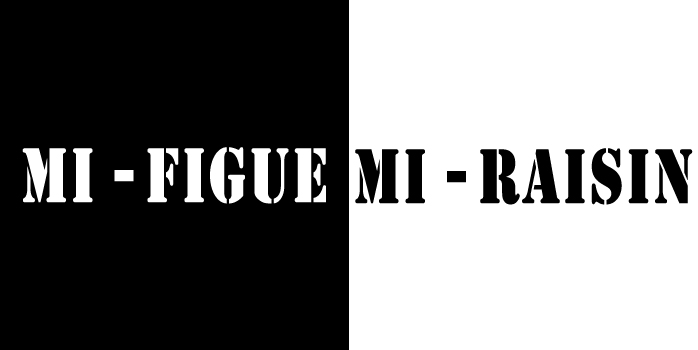 Mi-figue, mi-raisin