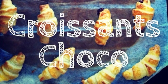 Petits croissants au chocolat