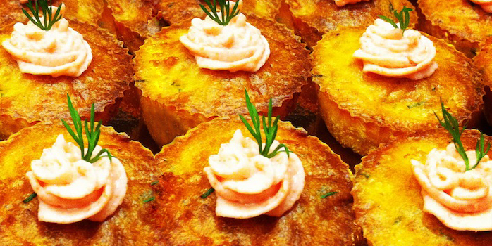 Cupcakes crevettes-ciboulette