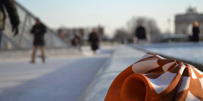 Un foulard Iris & Boreas : CA-DEAU !