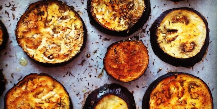 Aubergines grillées